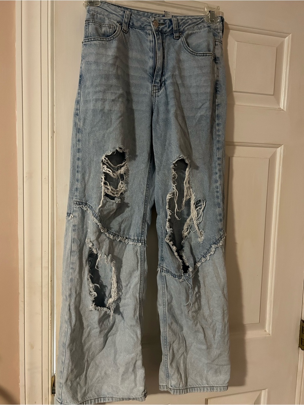 Forever 21 Light Blue Baggy Jeans